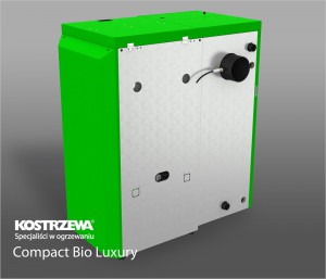 Kostrzewa Compact Bio Luxury 16/24 kW - lambda szondával szerelt melegvizes vegyes és pellet tüzelésű kazán