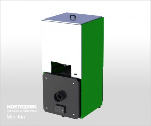 Kostrzewa Mini Bio 10/20 kW - pellet kazán beépített pellet tárolóval