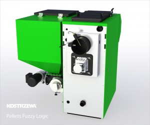 Kostrzewa Pellets Fuzzy Logic 15-100 kW - vegyes és pellet tüzelésű kazán lambda szondával